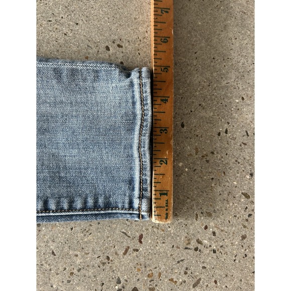 Driftwood Embroidered Marilyn Jeans Size 27 Floral Stretch Denim Blue White GUC - Picture 12 of 12